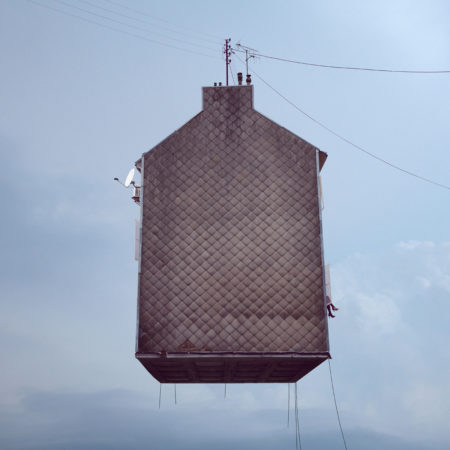 Flying houses by laurent chéhère