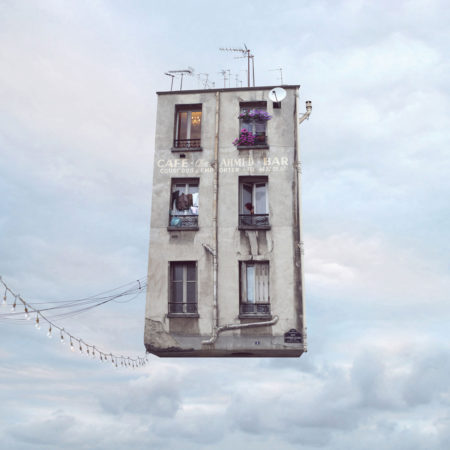 Flying houses by laurent chéhère